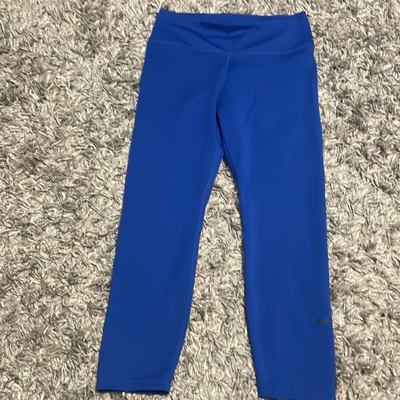 NIKE, Dri-Fit, blue leggings - Picture 1 of 4